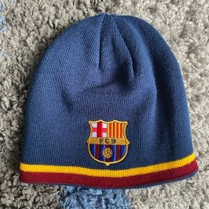 Fc Barcelona Winter Hat